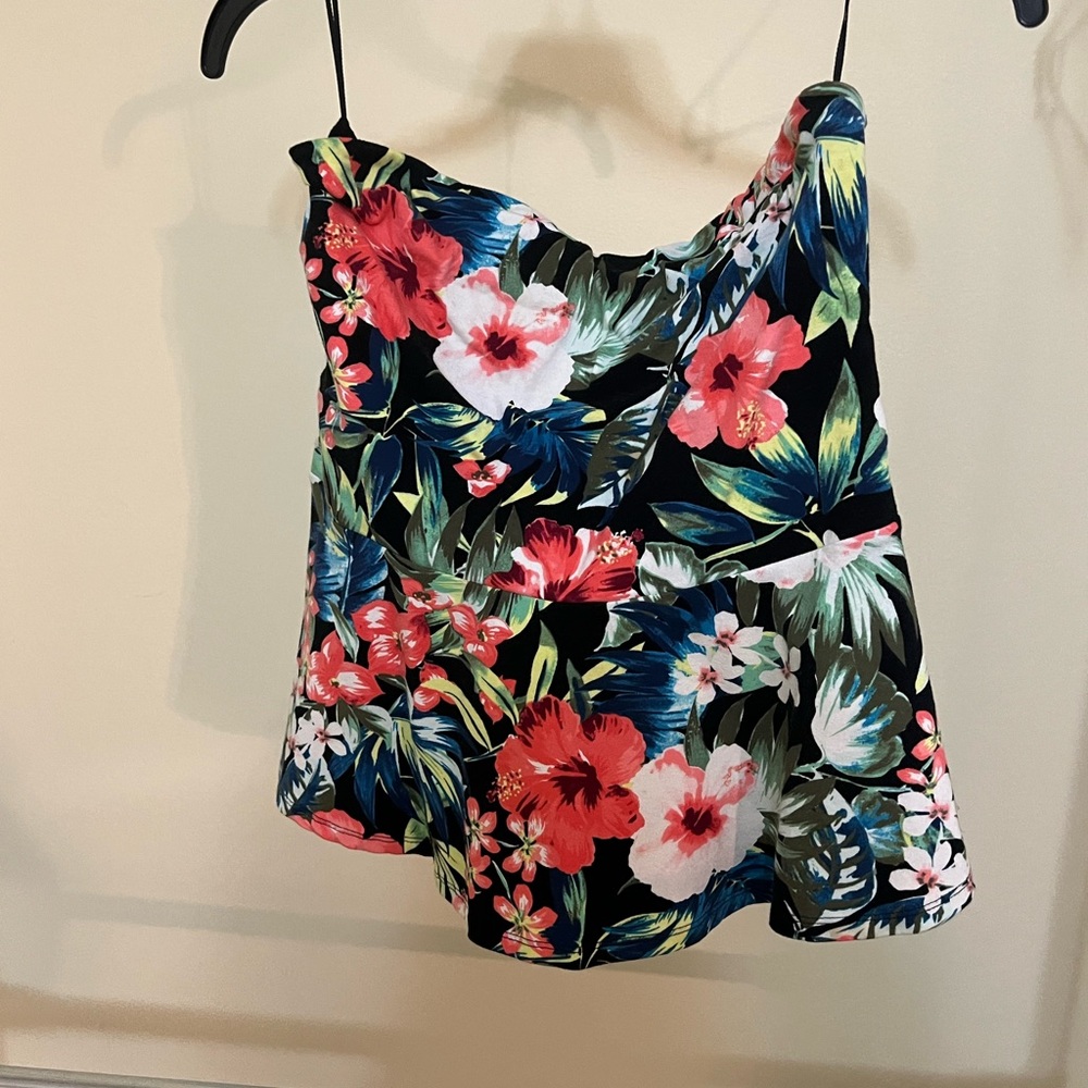 Strapless shirt